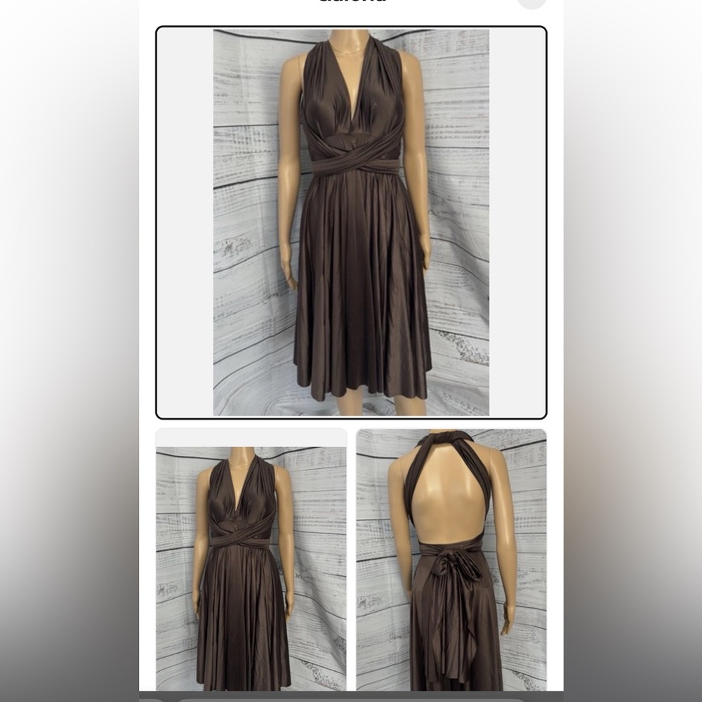 Twobirds Blush Backless Dress - Picture 4 of 6